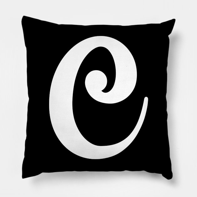 Letter C Pillow by Xtian Dela ✅