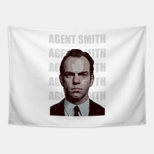 Agent Smith Vector Art Tapestry