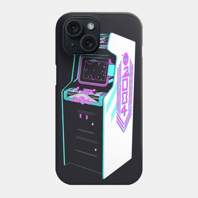 Robotron Retro Arcade Game Phone Case by C3D3sign