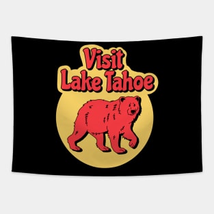 Visit Lake Tahoe Bear Tapestry