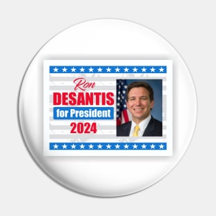 Ron Desantis for President 2024 Pin