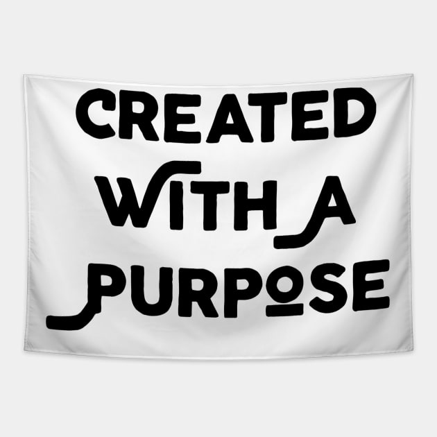 Created With A Purpose Tapestry by Jitesh Kundra