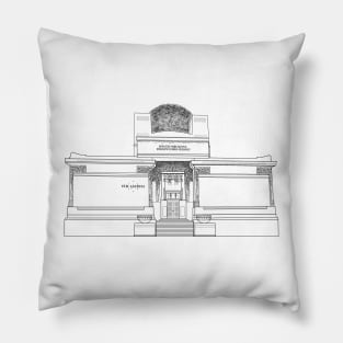 Joseph Maria Olbrich • Secession House • Vienna, Austria Pillow