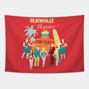 Hawaii elegance in action Tapestry