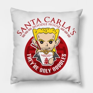 Santa Carla's Noodle Shop Pillow