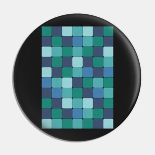 Blue Blocks Pin