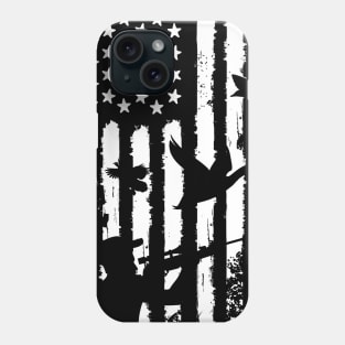 Distressed American Flag Hunting Phone Case