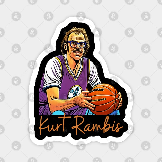 Kurt Rambis Vintage Style Magnet by Nasromaystro