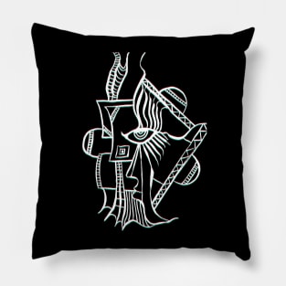 Amazing surreal lines Pillow