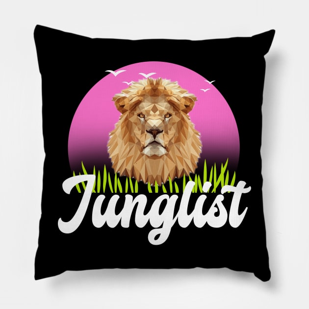 JUNGLIST  - Lion Pillow by DISCOTHREADZ 