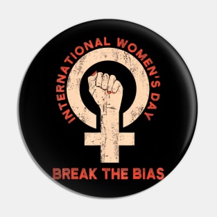 International Womens Day 2024 Break The Bias 8 March Pin