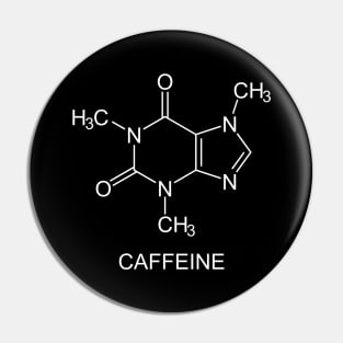 Caffeine Coffee Molecule Structure Chemical Formula Pin