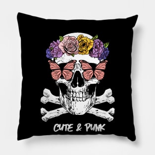 cute and punk Pillow