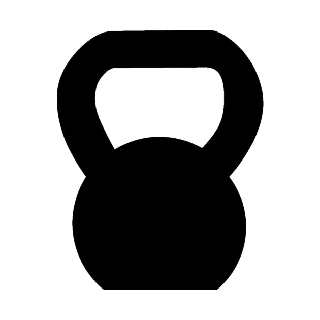 Kettlebell WOD Black Large by ZSBakerStreet