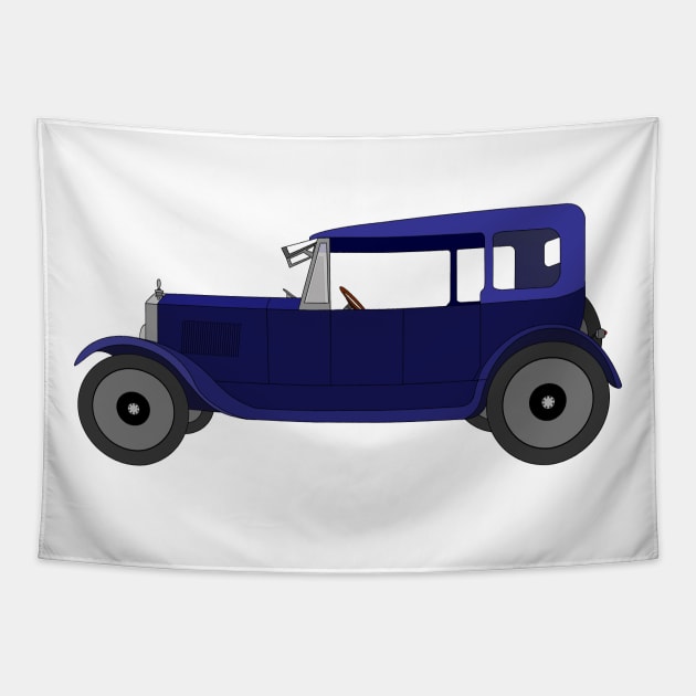 The Blinders - Old Fashioned Car Tapestry by Cool Duck's Tees