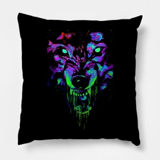 Dripping wolves Pillow