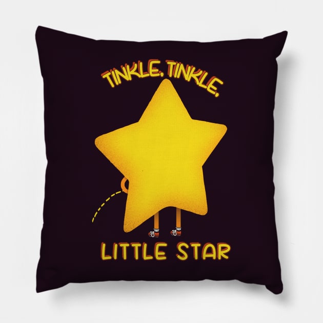 Tinkle, Tinkle, Little Star Pillow by Lonesto