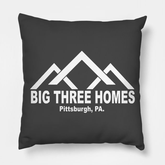 Big Three Homes Pillow by MarkiRamone