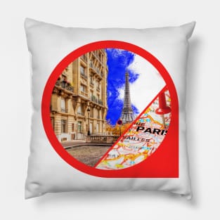 Eiffel Tower Minecraft In Paris France Pillow