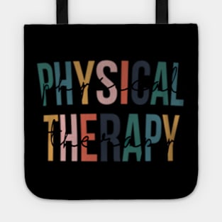 Back To School Retro Physical Therapy Teacher Student Tote