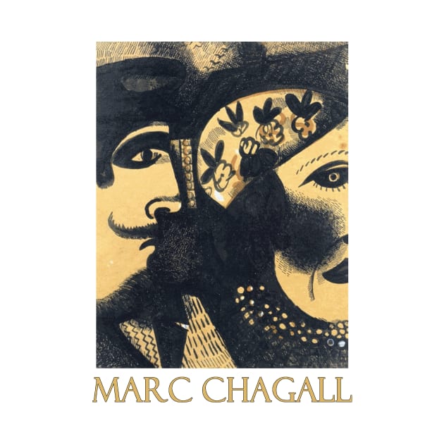 Two Heads (1918) by Marc Chagall by Naves