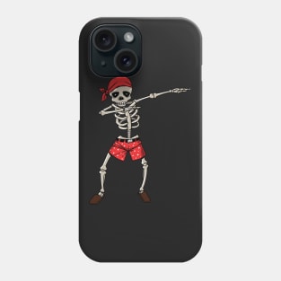 Halloween Pirate Dabbing Skeleton Gift Dab design Phone Case