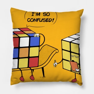 Confused Magic Cube Pillow