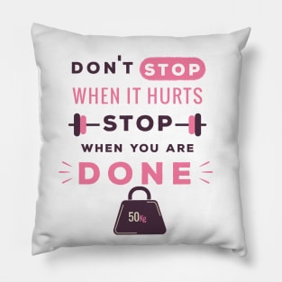 Don't Stop Pillow