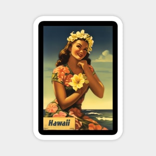 Hawaii, Travel poster Magnet