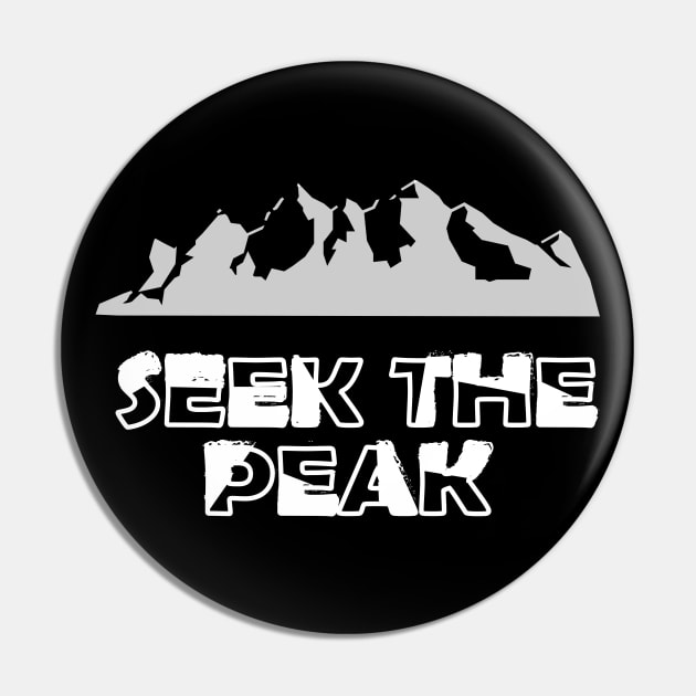 Climbing - Seek the peak Pin by KC Happy Shop