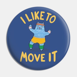 Fitness Cat Pin