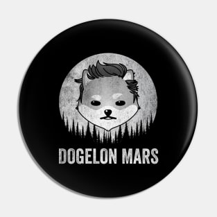 Vintage Dogelon Mars Coin To The Moon Crypto Token Cryptocurrency Wallet Birthday Gift For Men Women Kids Pin