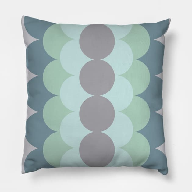 Gradual Mint Pillow by caligrafica