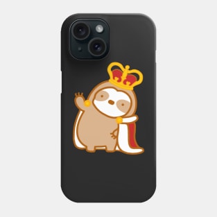 Cute Royal Sloth Phone Case