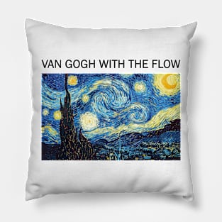 Van Gogh with the flow Pillow