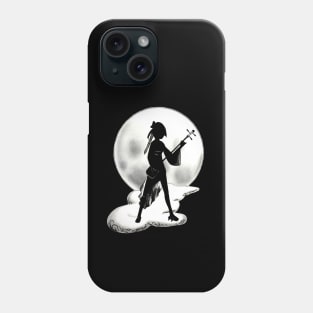 shamisen fullmoon Phone Case