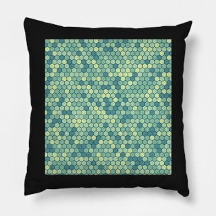 Ocean Hexagon Mosaic Pillow