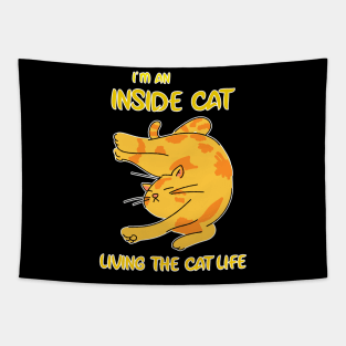 Inside cat Tapestry