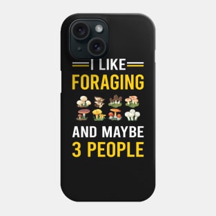 3 People Foraging Forage Forager Phone Case