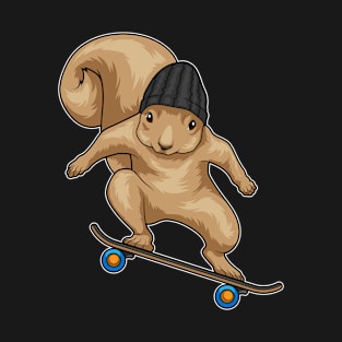 Squirrel Skater Skateboard Sports T-Shirt