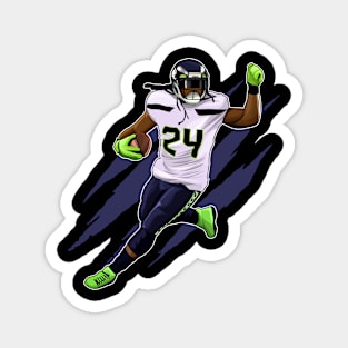 Marshawn Beast #24 Claw Magnet