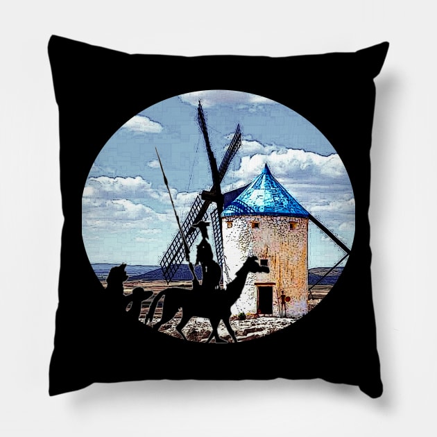 Man of La Mancha! Pillow by 3ric-