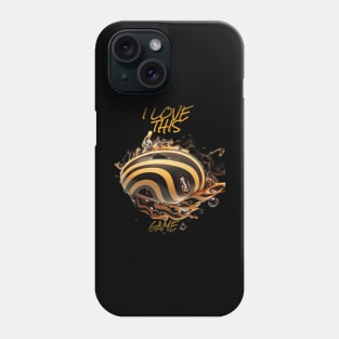 Football, design t-shirt for lovers of this game Phone Case