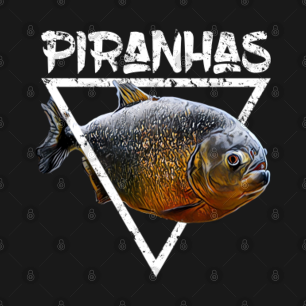 Piranha Monster Fish Keeper Predator Fish Design - Piranha ...