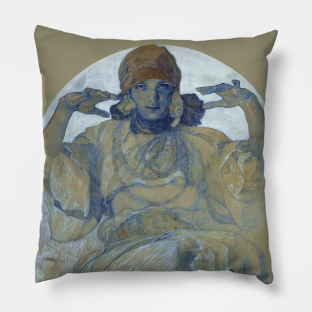 Portrait of Jaroslava Pillow by UndiscoveredWonders