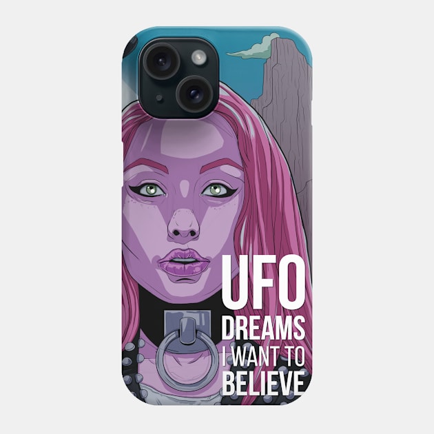 UFO DREAM Phone Case by andres uran