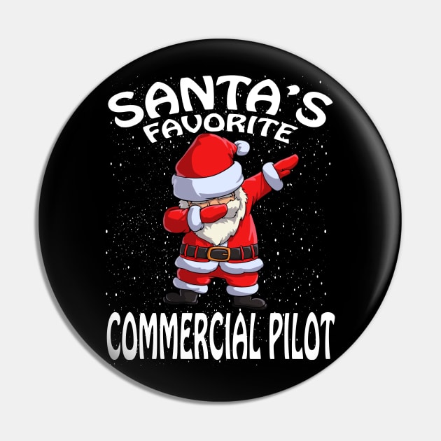 Santas Favorite Commercial Pilot Christmas Pin by intelus