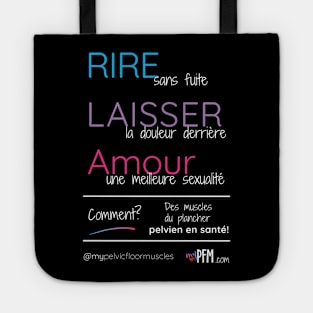 FRENCH- Healthy Pelvic Floor Muscles! Tote