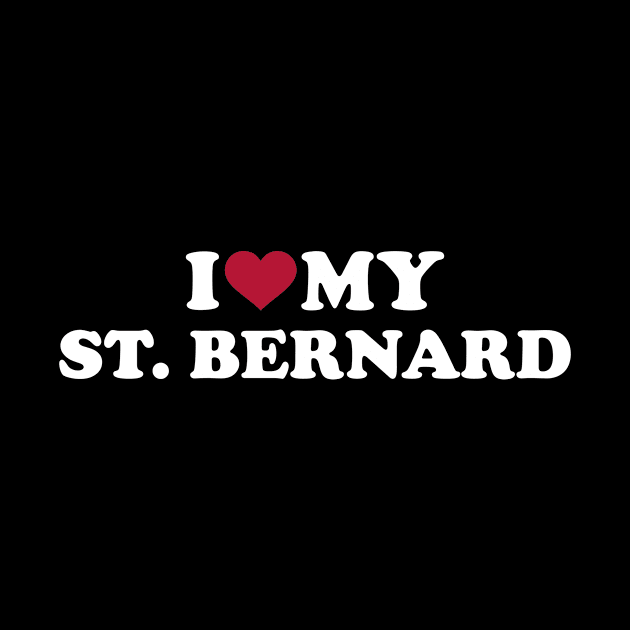 I love my St. Bernard by Designzz