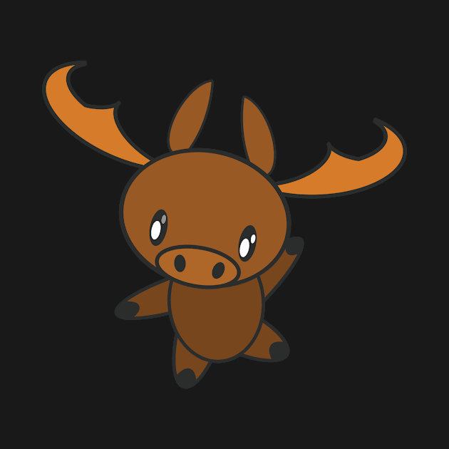 Cute Dancing Moose by Ryphna